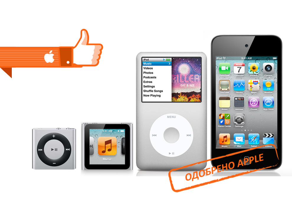 Ремонт Apple iPod в Щёлково